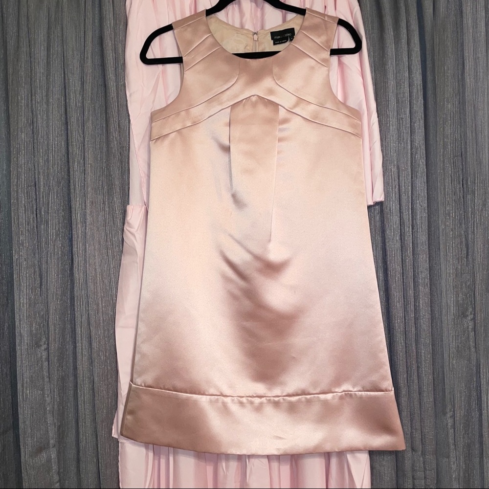 Champagne Metallic Pink Dress